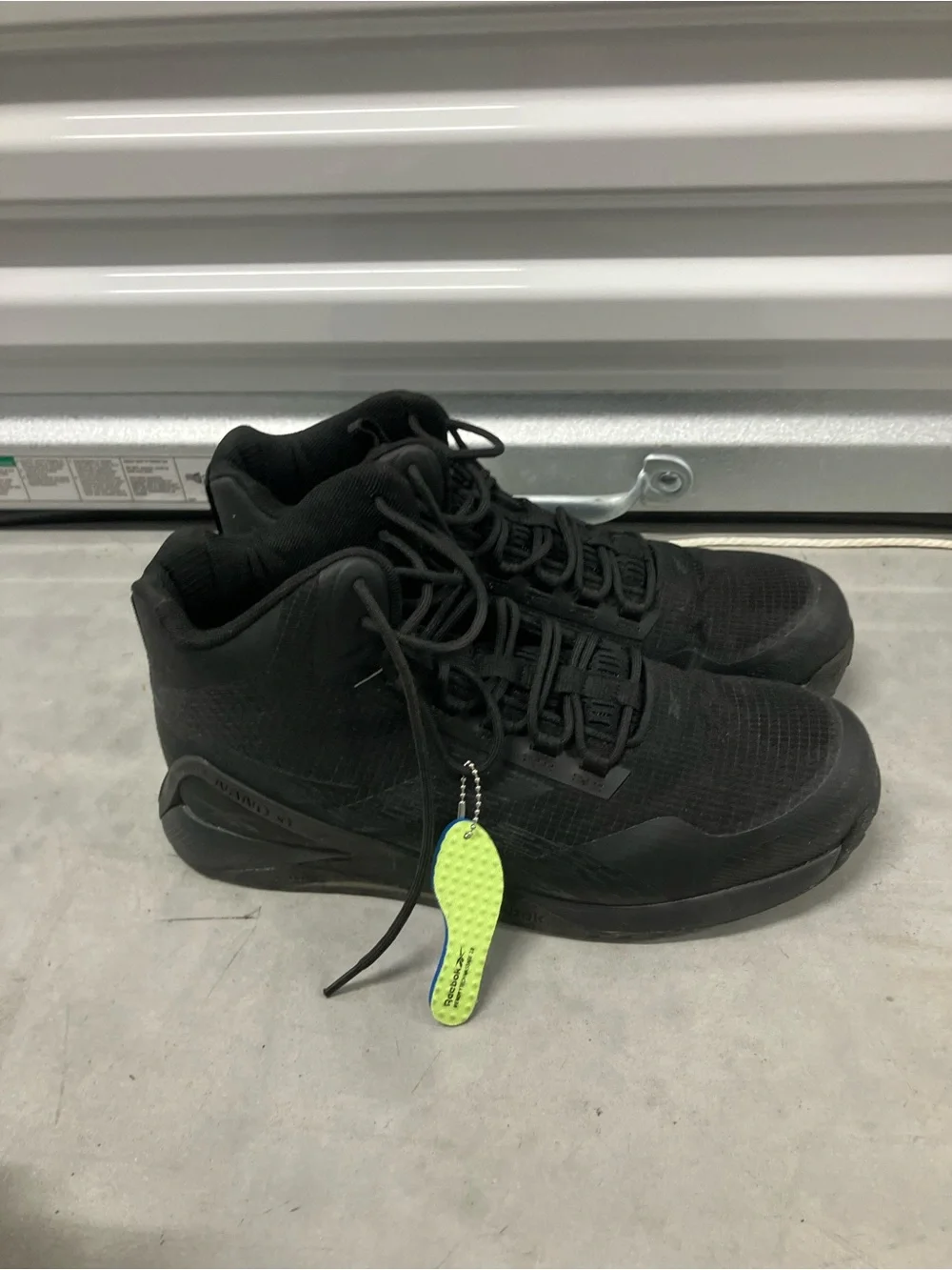 Reebok Nano X1 Adventure Men’s Work Boots Size 11.5 Black Mid Cut RB3484